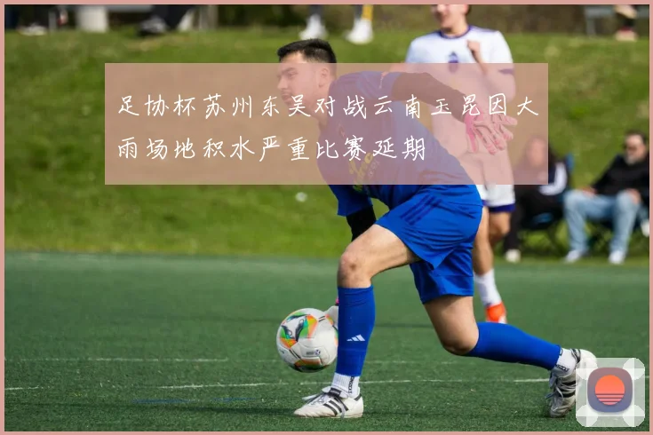 足协杯苏州东吴对战云南玉昆因大雨场地积水严重比赛延期