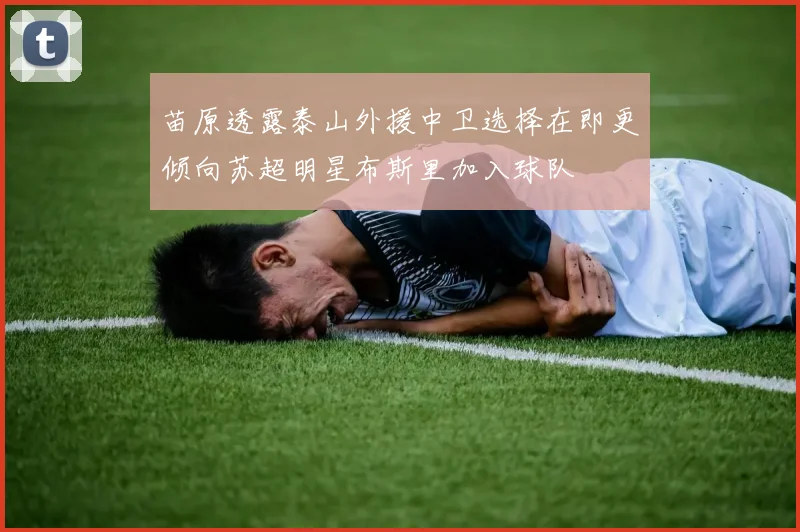 苗原透露泰山外援中卫选择在即更倾向苏超明星布斯里加入球队